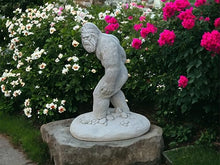 Massive Bigfoot Statue Concrete Bigfoot Sculpture Large Snowman Figurine Handmade Bigfoot Statuary