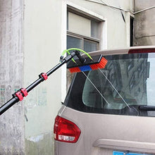 Niczu Window Glass Cleaning Pole Kit, Water/Hose Pole Cleaning Brush Equipment, Extendable Outdoor Cleaner Tools Photovoltaic and Solar Panels,9M/30FT
