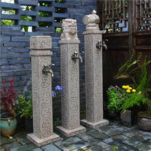 ERoomQ Stainless Steel Outdoor Garden Faucet Vertical Stand Water Column for Courtyard Freeze Proof Outdoor Tap for Yard or Patio,Faucet-2-1-Medium