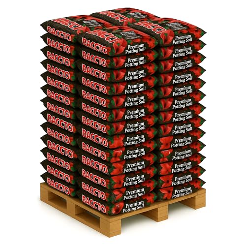 Michigan Peat General All Purpose Premium Potting Soil with Perlite for Indoor Outdoor Pots, Raised Bed, and Container Gardening, 50 lb Bag, 50 Pack