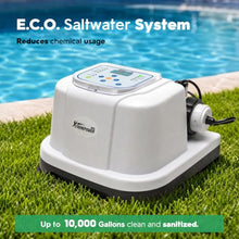 XtremepowerUS Salt Water Pool Chlorinator, Above Ground Salt Chlorine Generator System, Self-Cleaning Smart AI Chlorinator with LED Display, for Swimming Pools (10,000 Gallons)