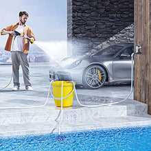 TREEYX High Pressure Washing Machine, 200Bar Adjustable Pressure High Pressure Washer Car Pressure Washer Foam Generator Water Gun