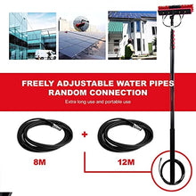Photovoltaic Panel Cleaning Tool, Solar Panel Water Spray Cleaning Brush, Extension Rod Portable Telescopic Rod, High-Altitude Cleaning, Used to Office Buildings Ships,5meters