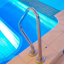 BSNANCA Pool Handrails 1mm Thickness Stainless Steel Swimming Pool Hand Rail Cover Sliver Grip for Pool Handrails Pool Handrail Cover, Easy Mount Hand Grab Rail