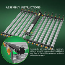 PEPPER FARM LED Grow Light PF12000 Full Spectrum for Seedlings and Veg Bloom White