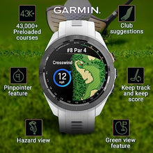 Wearable4U Garmin Approach S70 Golf Smart Watch White +E-bank