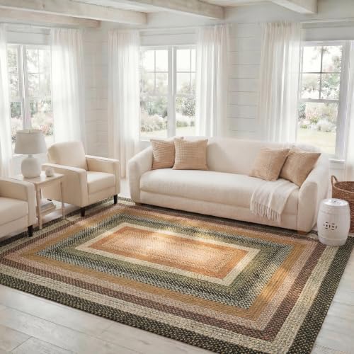 SAFAVIEH Braided Area Rug 11x15, Braided X-Large Multi BRD308A