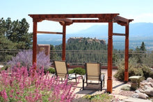 Pergola Southwestern Style Rustic Carved Gazebo 10x10