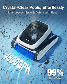 ECOVACS Ultramarine P1 Cordless Robotic Pool Cleaner, 180-Min Runtime