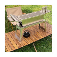 ZTHYSHXA Charcoal Grills Stainless Steel Folding Barbecue Stove Home Grill Portable Outdoor Camping