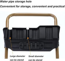 Hose Reel Cart With Wheels, Portable Hose Reel, Garden Hose Holder With Storage Design