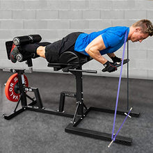 Valor Fitness Glute Ham Developer Machine Adjustable GHD Black