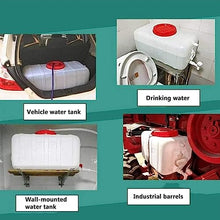 DIROVO Portable Drinking Water Tank Bucket Hiking Camping Picnic Trip Barbecue Grill Thick Plastic Horizontal Water Storage Cont(150L)