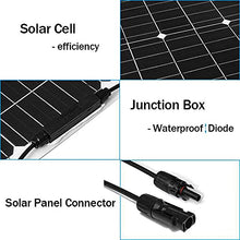 300W/150W 18V Solar Panel Semi-Flexible Monocrystalline Solar Cell DIY Cable Waterproof Outdoor Car RV Rechargeable Power System (300w) (150w)