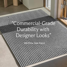 HEYMAT Stein Premium Scandinavian Indoor & Outdoor Doormat – Designer Entry Mat with Superior Dirt & Moisture Control – Non-Slip – Grey, 2' x 3'