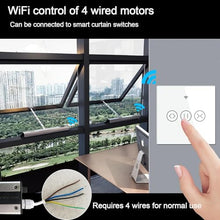 ZIJINGM Automatic Window Opener with Wall Switch, WiFi APP Control 24 Hours Timing, Speed: 10 mm/s, Adjustable Stroke: 100-400 mm, Double Chain Design, Suitable for Sliding Windows