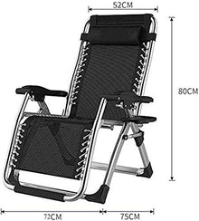 Lightweight Recliner Chairs with Cushions Outdoor Garden Patio Lawn Chairs Reclining for Heavy People Zero Gravity Beach Deck Sun Lounger (Color : B)