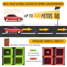 JIYINGHUI All-Weather Solar Radar Speed Sign, LED Speed Limit Radar Detective Display, IP65 Waterproof Aluminum, 24"x35" with Remote Control, with 40W Solar Panel 60 * 60cm
