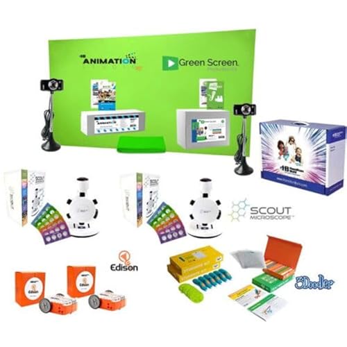 HamiltonBuhl STEAM-3B Intermediate STEM Kit with Edison Robots & 3Doodler Pens