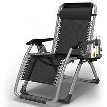 Reclining Lounger Recliner Chair Folding Zero Gravity Chair, Heavy Duty Zero Gravity Chair, Adjustable Sun Lounger for Garden Beach Lawn Swimming Pool Conservatory, Deck Chair (Red and Black Easy Cha