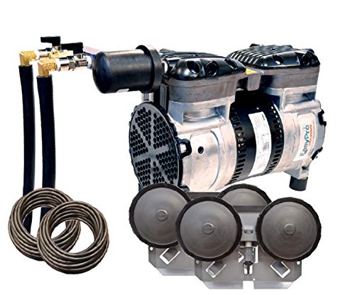 EasyPro PA65 Rocking Piston Pond Aeration System 1/2 HP 115V Kit with Poly Tubing