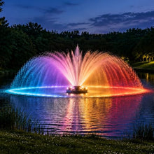 Pond Fountain Aerator with Lights, Large Fountain for Pond Lake Fish Farm