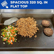 Burner Stove and Flat Top Griddle Cart | Mobile Cooking Food Cart | 20” Stainless Steel Griddle | 30,000 BTU Cast Iron Burner Stove | Outdoor Propane | Portable 4 Wheel | Commercial & Home Use