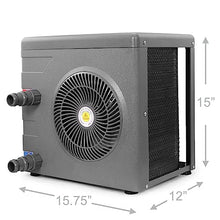 XtremepowerUS Swimming Pool Heater up to 4,000 Gallons for Above Ground Pools, Pool Heat Pump Titanium Heat Exchanger 14,800 BTU/HR, 115V