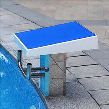USZWBY Pool Diving Platform, Swimming Pool Diving Board with 304 Stainless Steel Base Anti Slip Countertop Surface Inclined at 9°, Diving Equipment for Competition