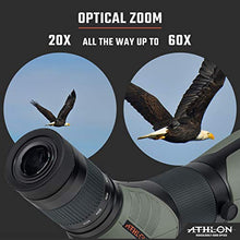 Athlon Optics Ares G2 20-60x85 UHD Spotting Scope 45 Degree Green