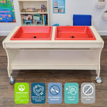 Angeles Mobile Sand & Water Table Red