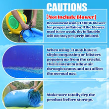 24FT Commercial Water Slide for Adults Kids (700lbs Capacity) (13ft Giant Pool) 100% Heavy Duty PVC Inflatable Water Slide for Backyard Outdoor Party Fast Drainage, NO Blower, 24x13x13ft