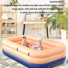 XQZMZSCP Large Inflatable Swimming Pool with Canopy, Foldable Family Large Outdoor Adult Swimming Pool, Automatic Inflation, Safety Fence (Blue 3m)