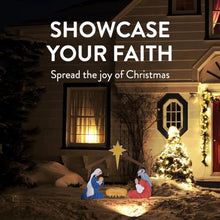 Outdoor Nativity Store Complete Weatherproof Nativity Scene Set - 12 Figures for Outdoor Christmas Decoration - Large, White