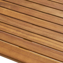 SRECELL Outdoor Acacia Wood Bar Table, 40" Bar Height Patio Dining Table with Slatted Top, Minimalist Solid Wood Console Table for Garden, Deck, Balcony, Entryway, Wooden Buffet Plant Stand,Teak