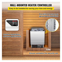 UHRLGHS 6 8 9 KW Electric Sauna Heater Stove External/Internal Controller Overheating Protection Spa Sauna Room Steam Generator,9kw Internal