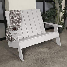 Highwood Italica Modern Adirondack 4pc Set White