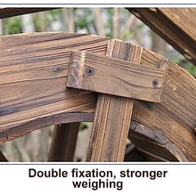 Waterwheel Fountain Wooden Water Wheel Fountain for Garden Patio Pond Pool with Water Pump and Stand for Garden, Backyard, Patio,Pond,Pool, Balcony,Porch,Yard (Size : 35inch/90cm)