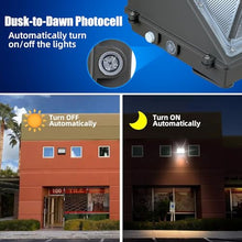 Lifgright 150W LED Wall Pack Light,4 Pack 5000K 18000 Lumens Outdoor Lights Dusk to Dawn,IP65 Waterproof,600-800W HPS Equivalent Outdoor LED Security Light (4 Pack)