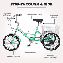 Barbella Adult Folding Tricycles Green