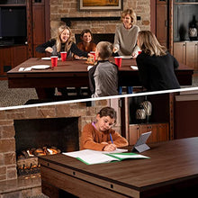 Freetime Fun 7 FT 3 in 1 Multi Game Pool Table with Dining Top Espresso