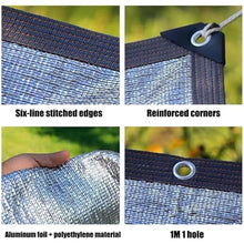 UV Protection Heavy Duty Outdoor Sun Shade Cloth with Grommets for Garden Patio Porch - 2m x 11m (6.5ft x 36ft)