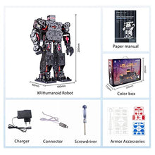 XiaoR Geek Humanoid Smart Robot Programmable RC Black