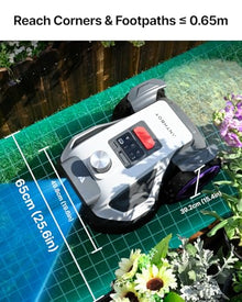 ANTHBOT M5 LIDAR Robotic Lawn Mowers, 1/8 Acre Wire-Free Dual Vision