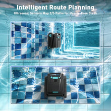 KKI Cordless Robotic Pool Cleaner, for Inground & Above Ground Pools Black