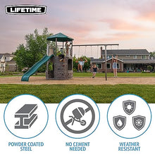 Lifetime Adventure Tower Swing Set Playset Earthtone