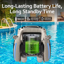 VNATWGOO Automatic Pool Cleaning Robot Cordless, with 7800mAh Battery, Electric Automatic Pool Cleaner