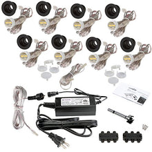 DEKOR Recessed LED Stair Lights, Deck Step Lights, Indoor Kit, White US
