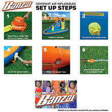 BANZAI Inflatable Arcade Splash Water Park - Slide, Splash & Have a Blast! - Multicolor