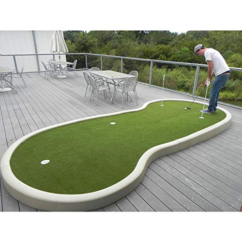 WarmShe Golf Putting Green Mat 7FTX10FT Indoor Outdoor Synthetic Fake Grass Custom Width-4ft